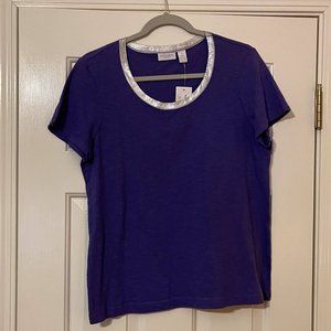New with Tags! Chicos Naomi Top in Exotic Purple